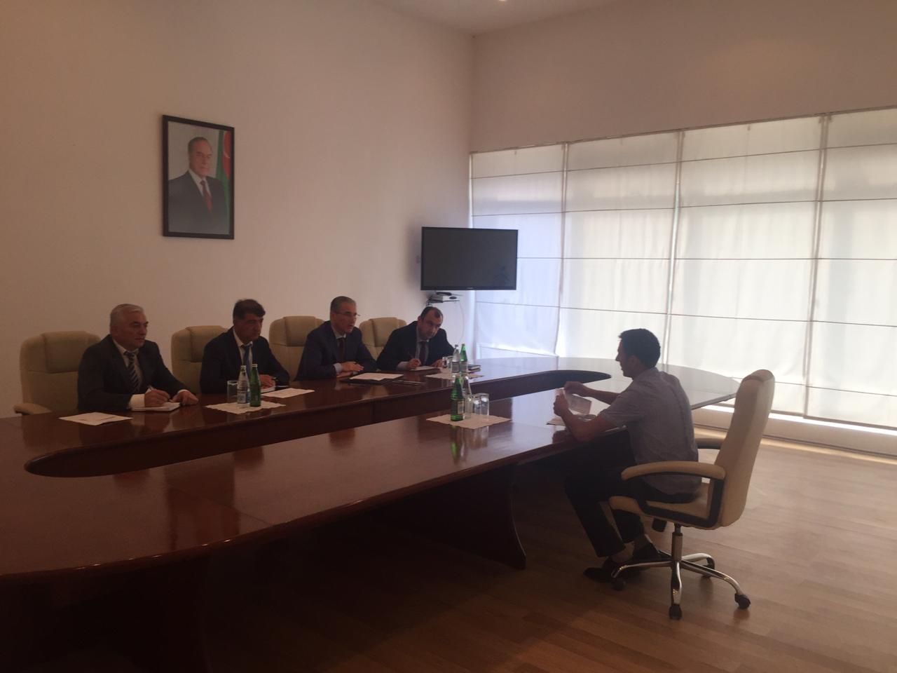 Ekologiya və Təbii Sərvətlər naziri Şabran şəhərində vətəndaşları qəbul etdi  - FOTO